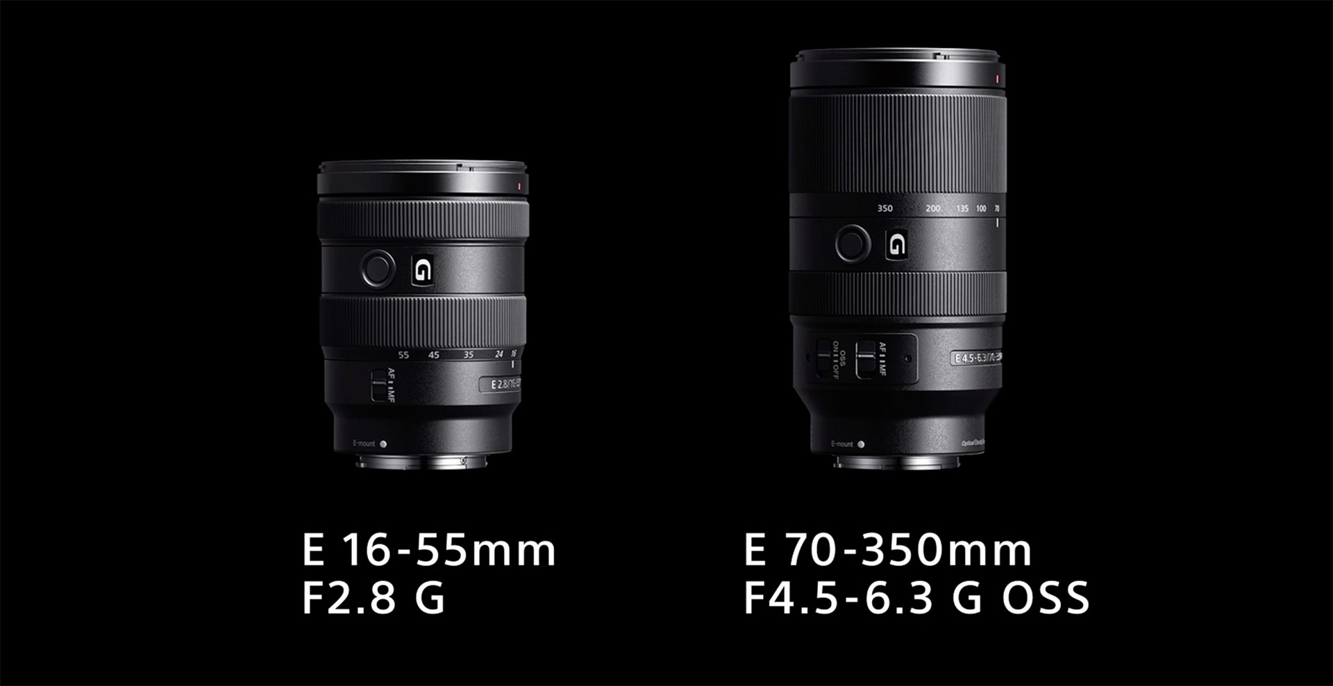 New Sony APS-C lenses