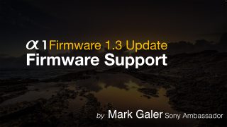 Sony A1 Firmware Update